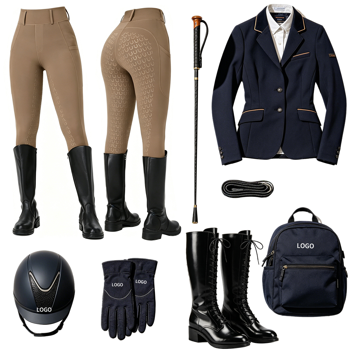 Equestrian polo shirts