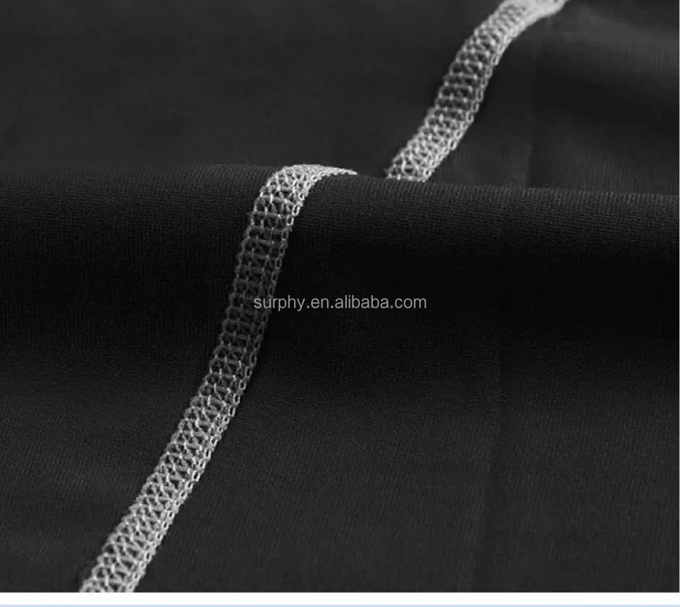 Technical fabric and silicone grip detail