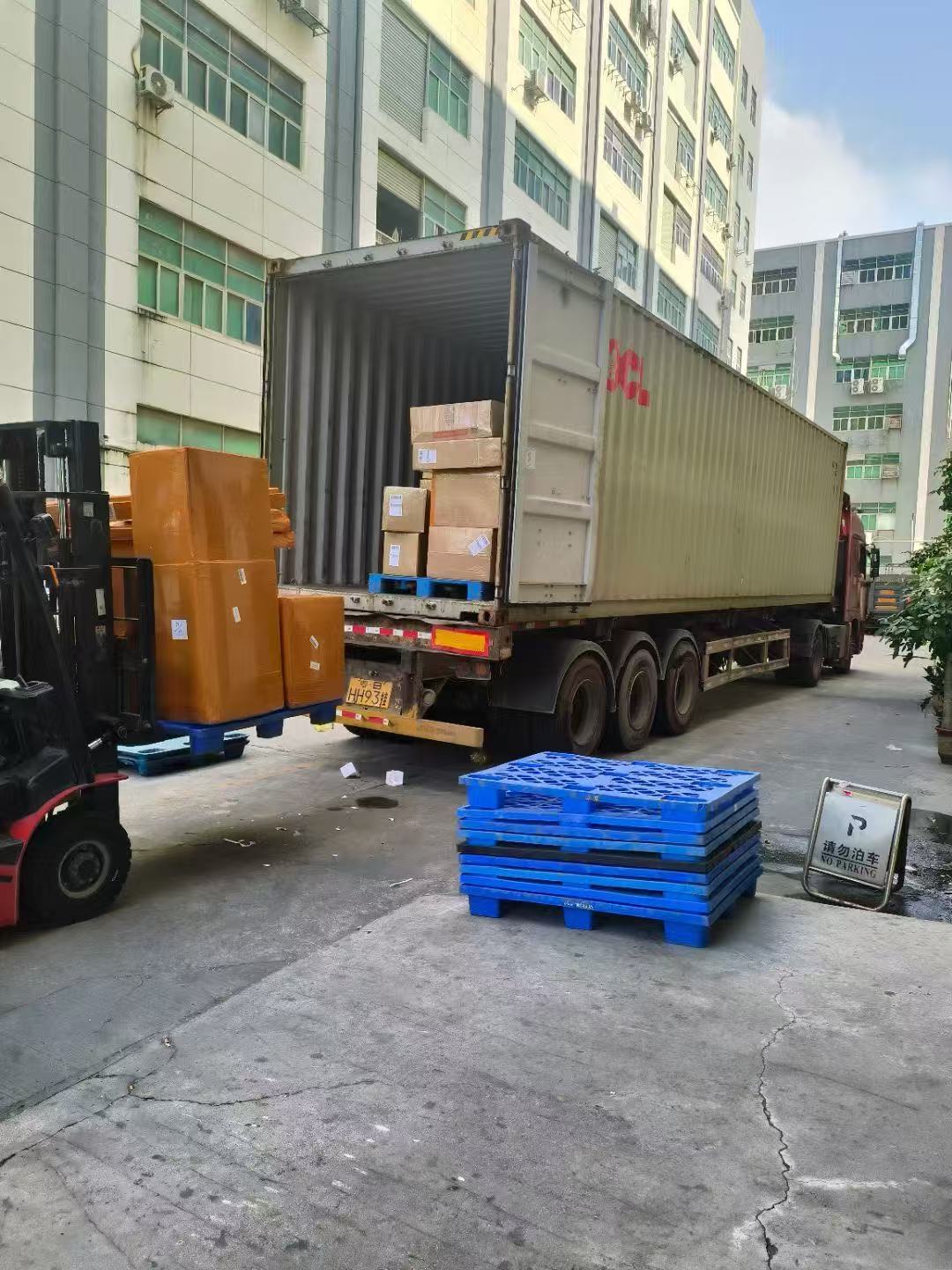 Shipment loading at factory