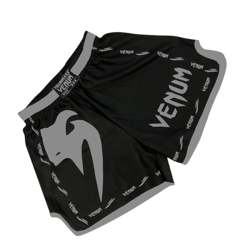 Venom Training Suit UFC Set Men's Boxing Compression Quick-Dry Clothing Muay Thai Fighting Short Sleeve Shorts Gym Combat - SURPHY
