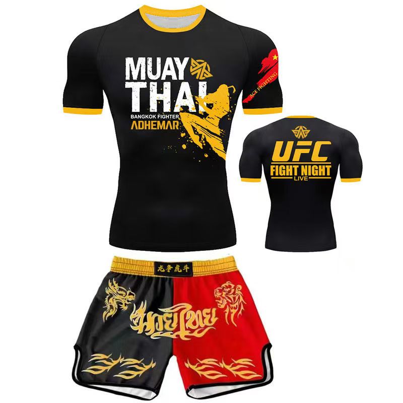 Custom Sanda Suit Boxing Fighting Suit Combat Set Clothes Muay Thai Shorts Men Women Children Martial Arts Training Clothing - SURPHY