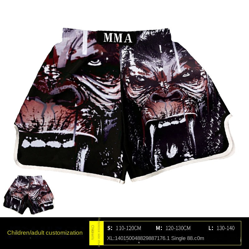 Venom Training Suit UFC Set Men's Boxing Compression Quick-Dry Clothing Muay Thai Fighting Short Sleeve Shorts Gym Combat - SURPHY