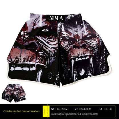 Venom Training Suit UFC Set Men's Boxing Compression Quick-Dry Clothing Muay Thai Fighting Short Sleeve Shorts Gym Combat - SURPHY