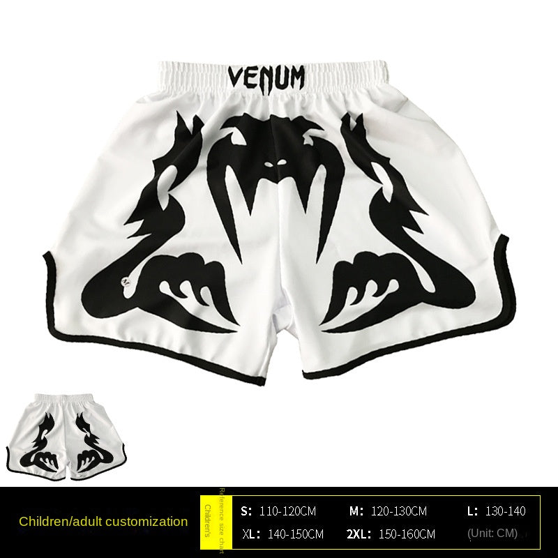 Venom Training Suit UFC Set Men's Boxing Compression Quick-Dry Clothing Muay Thai Fighting Short Sleeve Shorts Gym Combat - SURPHY