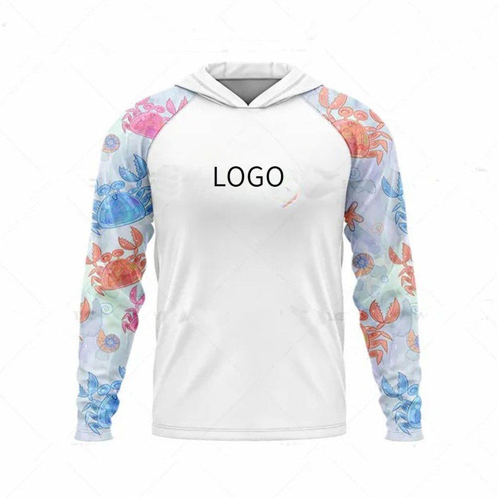 Ocean Fishing Suits Summer Sun Protection Long Sleeve Fishing Suits UV Protection Hooded Fishing Suits UPF50 + SURPHY