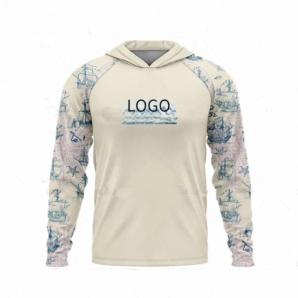 Ocean Fishing Suits Summer Sun Protection Long Sleeve Fishing Suits UV Protection Hooded Fishing Suits UPF50 + SURPHY