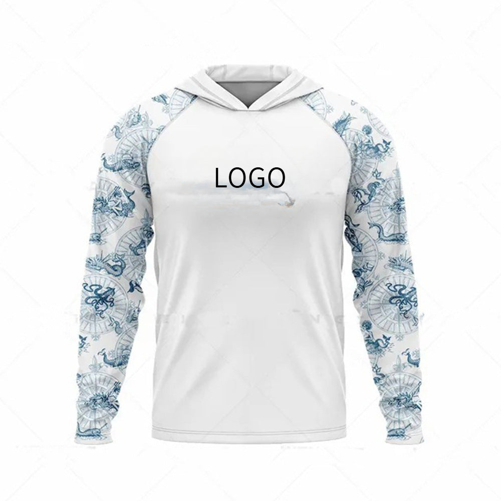 Ocean Fishing Suits Summer Sun Protection Long Sleeve Fishing Suits UV Protection Hooded Fishing Suits UPF50 + SURPHY