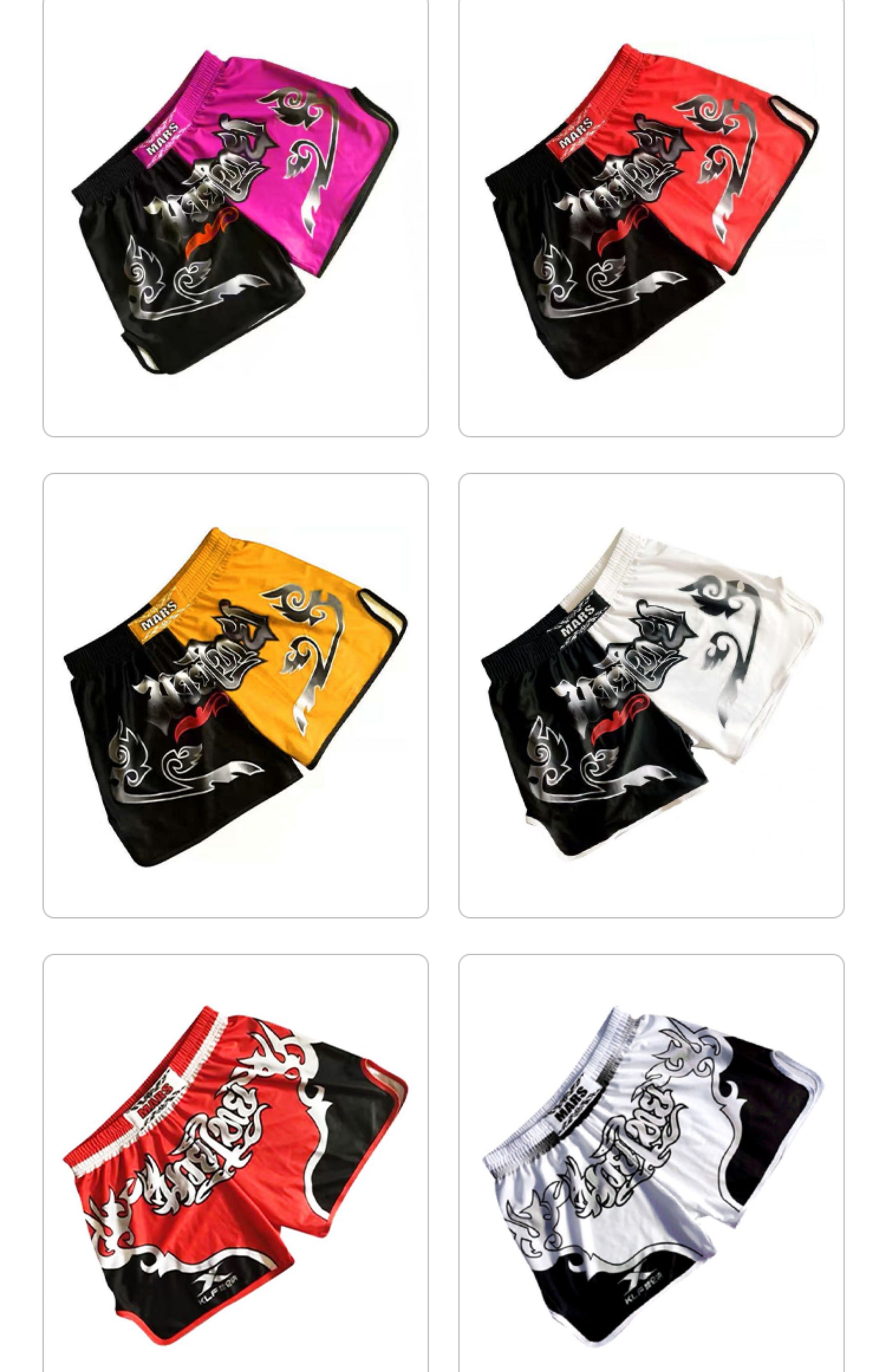 Combat Fighting Professional Sanda Shorts Male MMA Children Muay Thai Shorts Children Boxing Match Fighting Training Wear - SURPHY