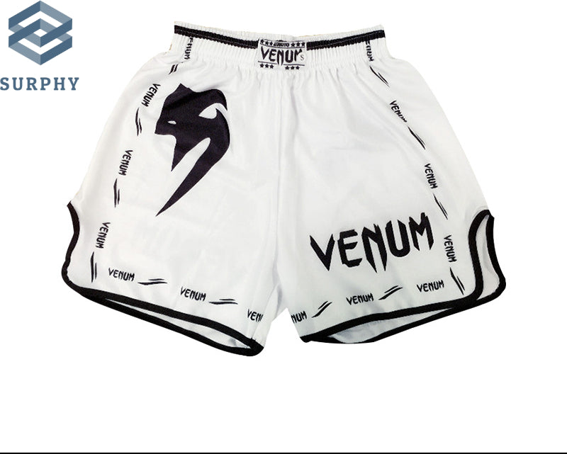 Venom Training Suit UFC Set Men's Boxing Compression Quick-Dry Clothing Muay Thai Fighting Short Sleeve Shorts Gym Combat - SURPHY