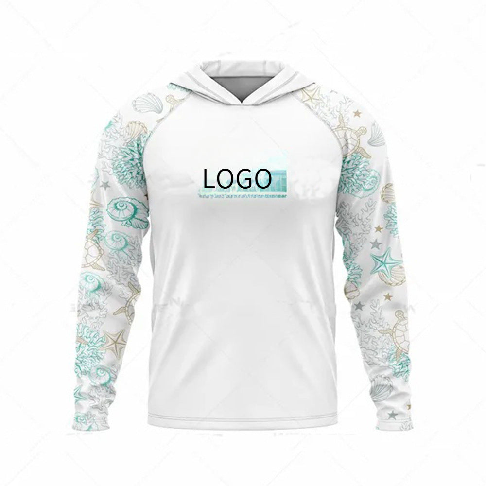 Ocean Fishing Suits Summer Sun Protection Long Sleeve Fishing Suits UV Protection Hooded Fishing Suits UPF50 + SURPHY