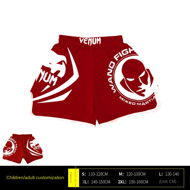 Venom Training Suit UFC Set Men's Boxing Compression Quick-Dry Clothing Muay Thai Fighting Short Sleeve Shorts Gym Combat - SURPHY