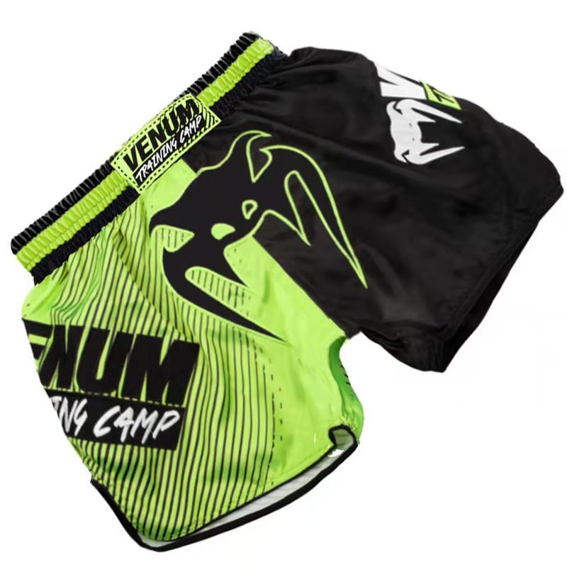 Venom Training Suit UFC Set Men's Boxing Compression Quick-Dry Clothing Muay Thai Fighting Short Sleeve Shorts Gym Combat - SURPHY