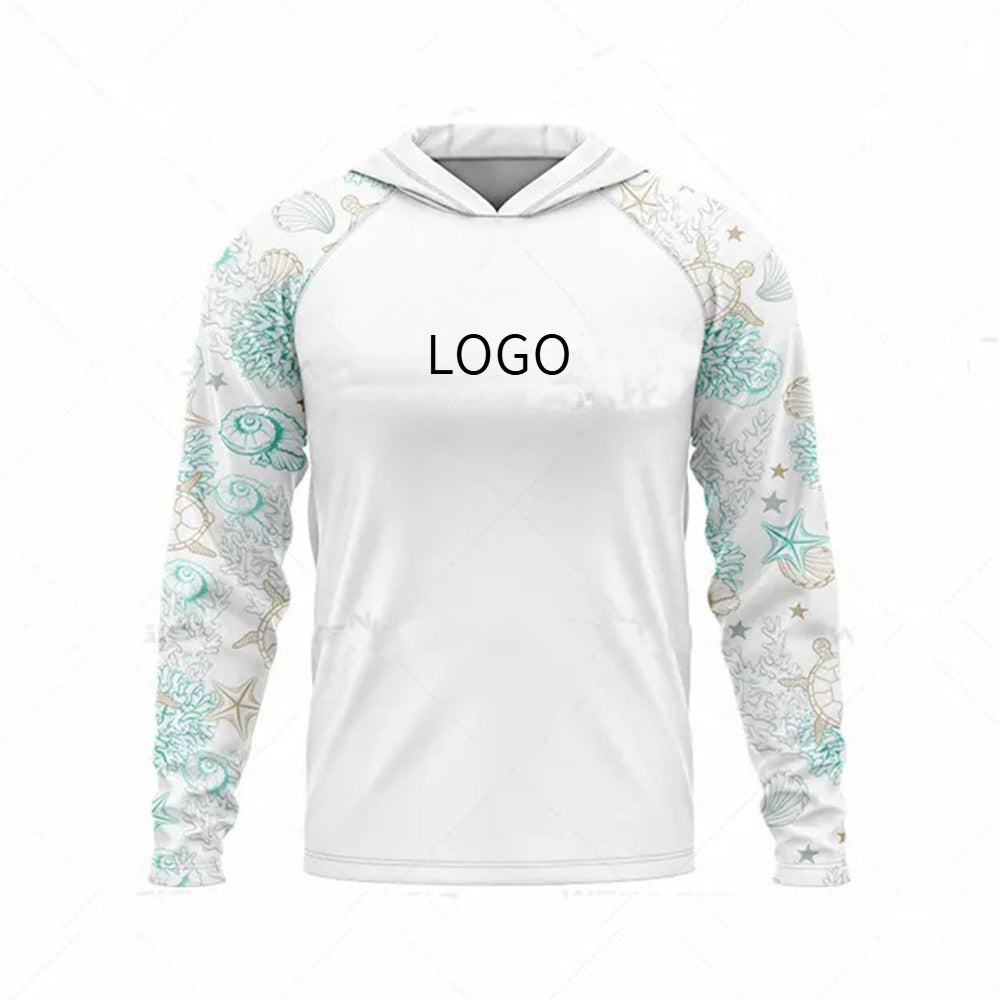 Ocean Fishing Suits Summer Sun Protection Long Sleeve Fishing Suits UV Protection Hooded Fishing Suits UPF50 + SURPHY