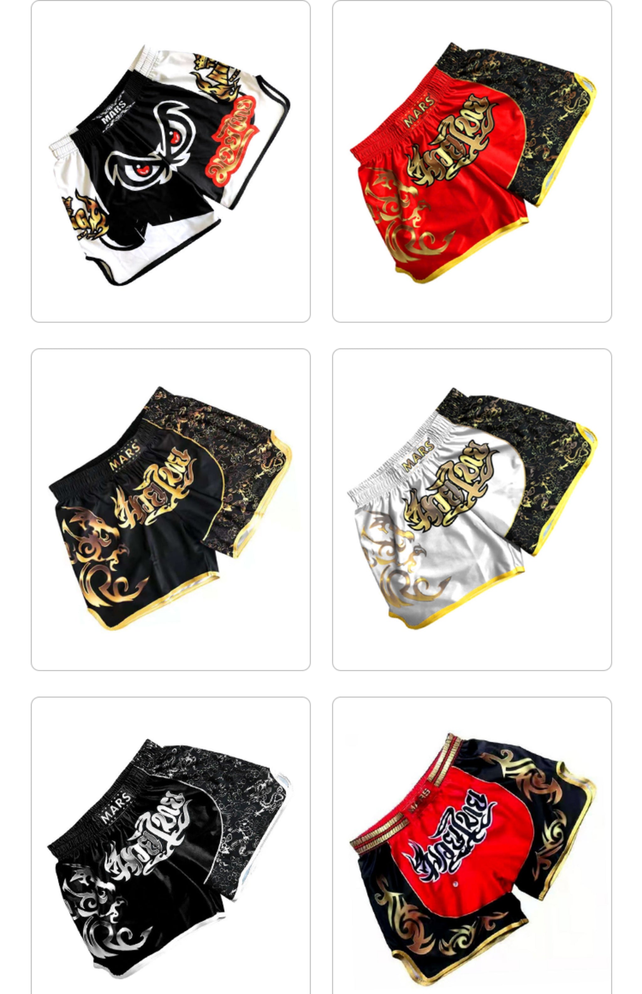 Combat Fighting Professional Sanda Shorts Male MMA Children Muay Thai Shorts Children Boxing Match Fighting Training Wear - SURPHY
