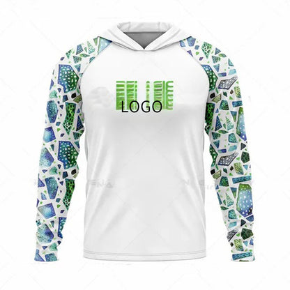 Ocean Fishing Suits Summer Sun Protection Long Sleeve Fishing Suits UV Protection Hooded Fishing Suits UPF50 + SURPHY