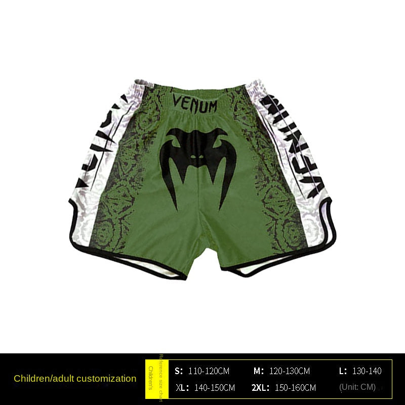 Venom Training Suit UFC Set Men's Boxing Compression Quick-Dry Clothing Muay Thai Fighting Short Sleeve Shorts Gym Combat - SURPHY