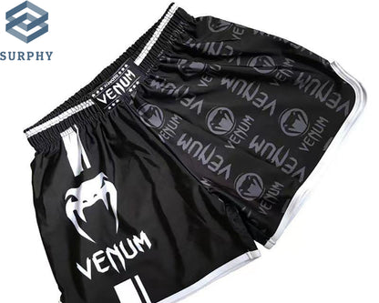 Venom Training Suit UFC Set Men's Boxing Compression Quick-Dry Clothing Muay Thai Fighting Short Sleeve Shorts Gym Combat - SURPHY