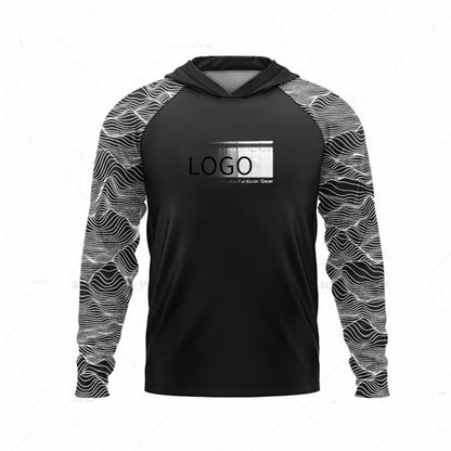 Ocean Fishing Suits Summer Sun Protection Long Sleeve Fishing Suits UV Protection Hooded Fishing Suits UPF50 + SURPHY