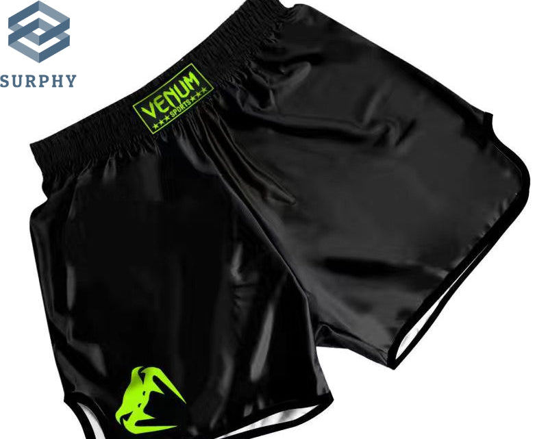 Venom Training Suit UFC Set Men's Boxing Compression Quick-Dry Clothing Muay Thai Fighting Short Sleeve Shorts Gym Combat - SURPHY