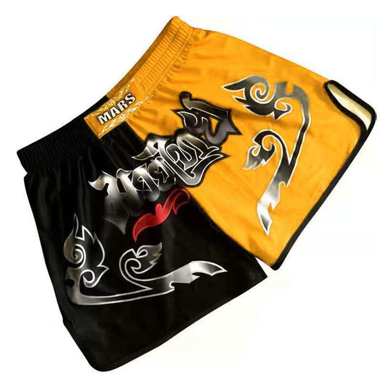 Combat Fighting Professional Sanda Shorts Male MMA Children Muay Thai Shorts Children Boxing Match Fighting Training Wear - SURPHY