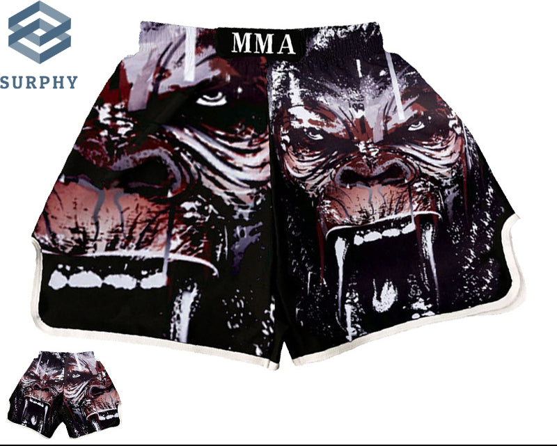 Venom Training Suit UFC Set Men's Boxing Compression Quick-Dry Clothing Muay Thai Fighting Short Sleeve Shorts Gym Combat - SURPHY