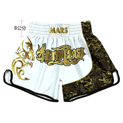 Muay Thai High Waist Shorts Boxing Freestyle Fighting Pants Unisex Mixed Martial Arts Sanda UFC Training Uniform Customizable - SURPHY
