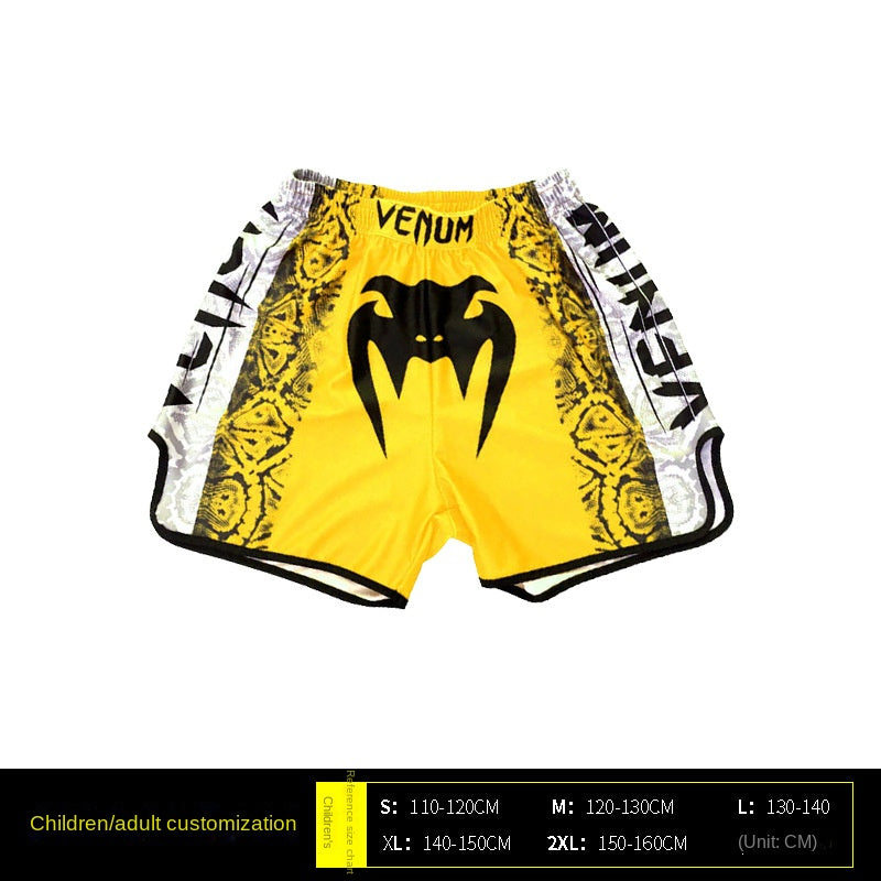 Venom Training Suit UFC Set Men's Boxing Compression Quick-Dry Clothing Muay Thai Fighting Short Sleeve Shorts Gym Combat - SURPHY