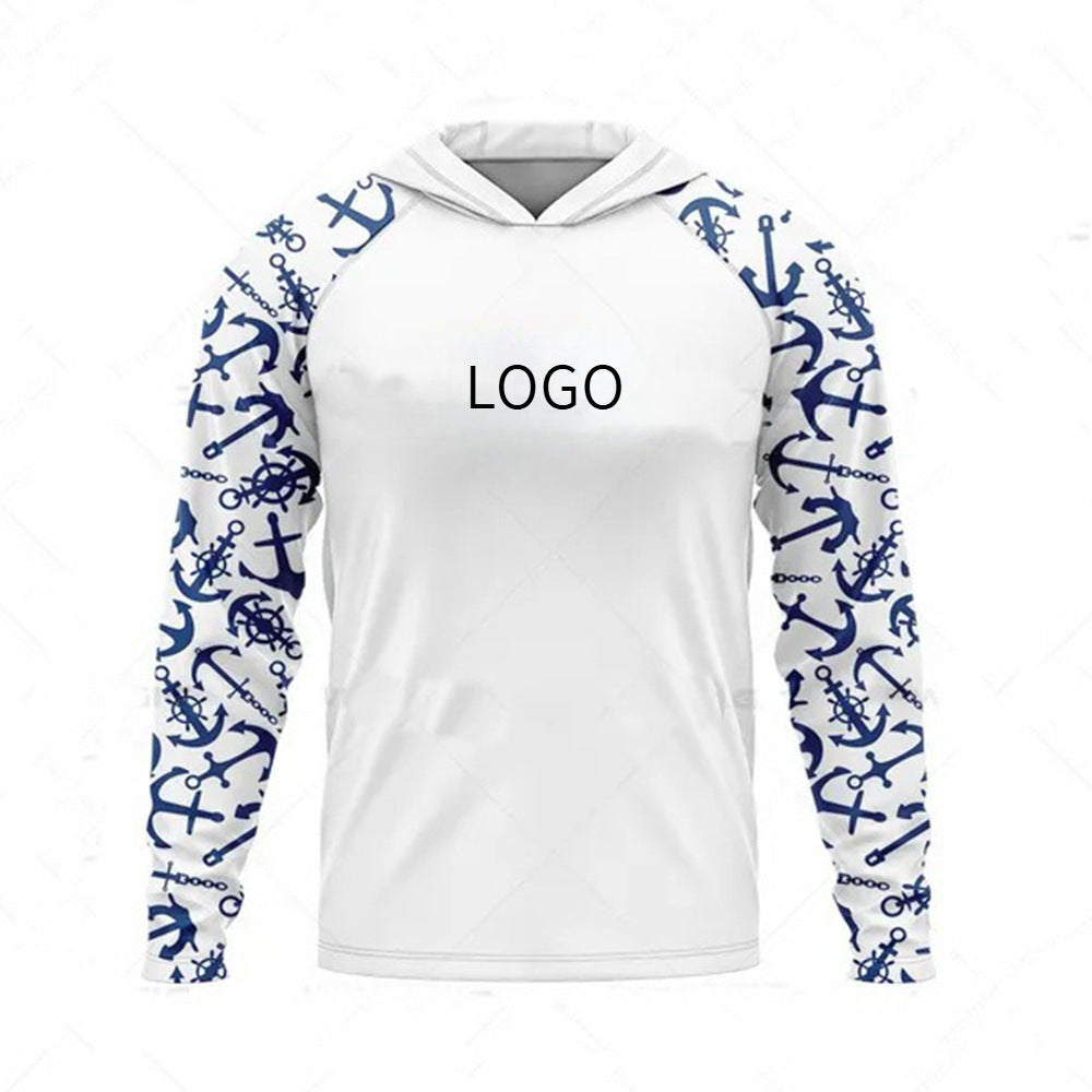 Ocean Fishing Suits Summer Sun Protection Long Sleeve Fishing Suits UV Protection Hooded Fishing Suits UPF50 + SURPHY