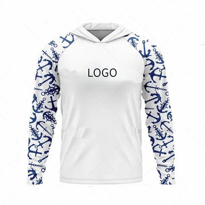 Ocean Fishing Suits Summer Sun Protection Long Sleeve Fishing Suits UV Protection Hooded Fishing Suits UPF50 + SURPHY