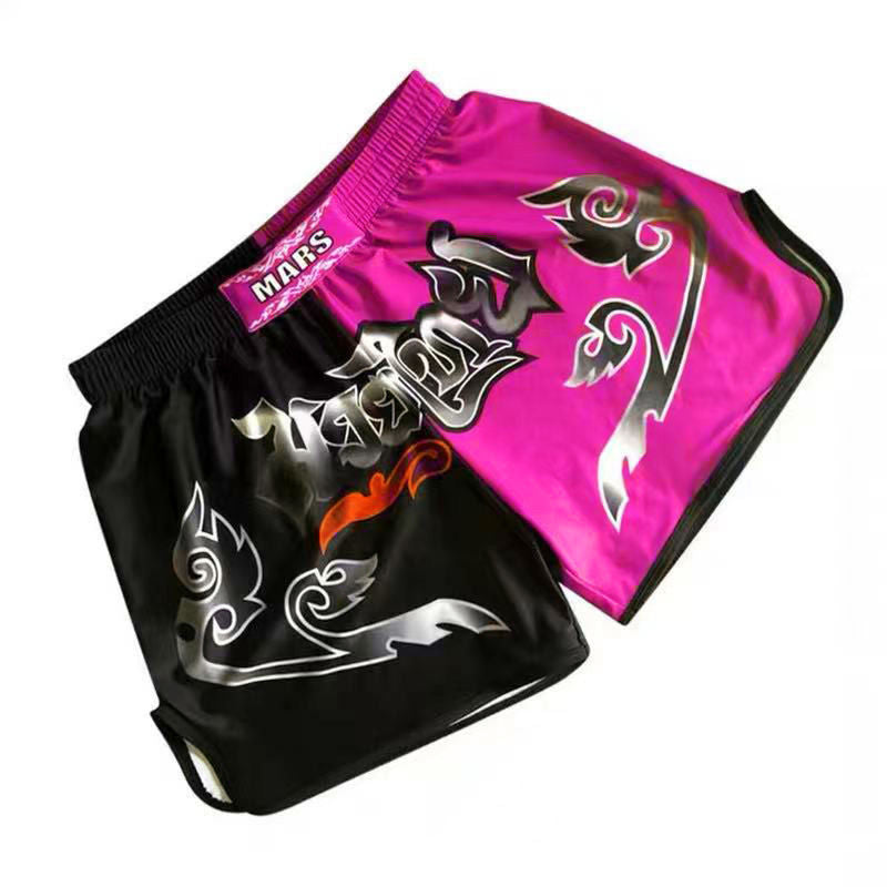 Combat Fighting Professional Sanda Shorts Male MMA Children Muay Thai Shorts Children Boxing Match Fighting Training Wear - SURPHY
