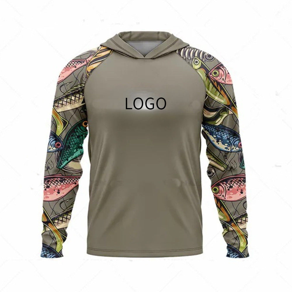 Ocean Fishing Suits Summer Sun Protection Long Sleeve Fishing Suits UV Protection Hooded Fishing Suits UPF50 + SURPHY