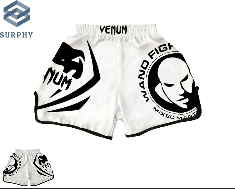 Venom Training Suit UFC Set Men's Boxing Compression Quick-Dry Clothing Muay Thai Fighting Short Sleeve Shorts Gym Combat - SURPHY