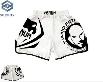Venom Training Suit UFC Set Men's Boxing Compression Quick-Dry Clothing Muay Thai Fighting Short Sleeve Shorts Gym Combat - SURPHY