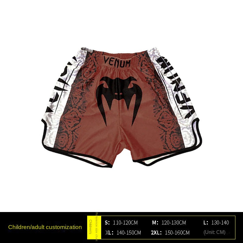 Venom Training Suit UFC Set Men's Boxing Compression Quick-Dry Clothing Muay Thai Fighting Short Sleeve Shorts Gym Combat - SURPHY