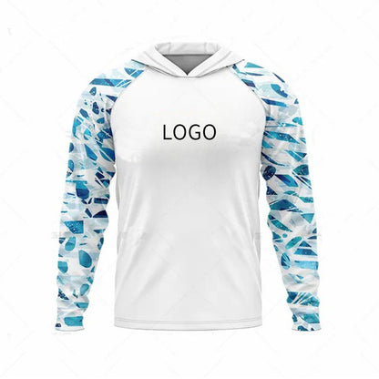 Ocean Fishing Suits Summer Sun Protection Long Sleeve Fishing Suits UV Protection Hooded Fishing Suits UPF50 + SURPHY