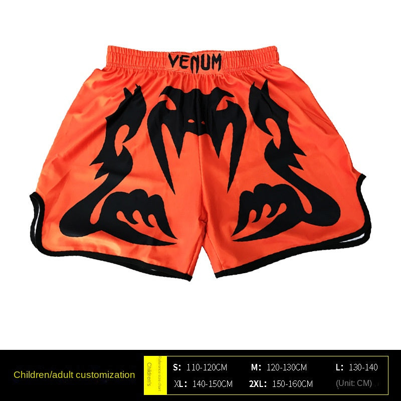 Venom Training Suit UFC Set Men's Boxing Compression Quick-Dry Clothing Muay Thai Fighting Short Sleeve Shorts Gym Combat - SURPHY