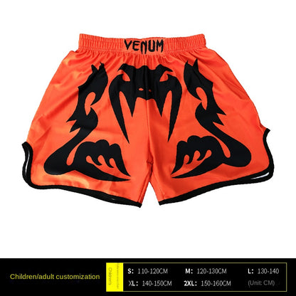 Venom Training Suit UFC Set Men's Boxing Compression Quick-Dry Clothing Muay Thai Fighting Short Sleeve Shorts Gym Combat - SURPHY