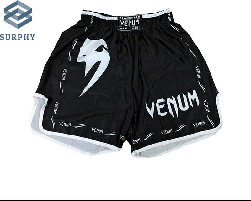 Venom Training Suit UFC Set Men's Boxing Compression Quick-Dry Clothing Muay Thai Fighting Short Sleeve Shorts Gym Combat - SURPHY