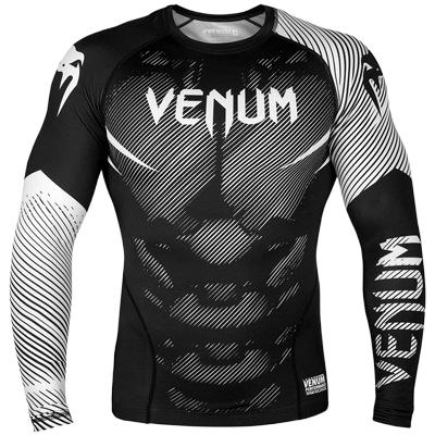Boxing Shirt Muay Thai Tight Long Sleeve Fitness Training Combat Running Fighting T-Shirt Martial Arts Sportswear Venom Top - SURPHY