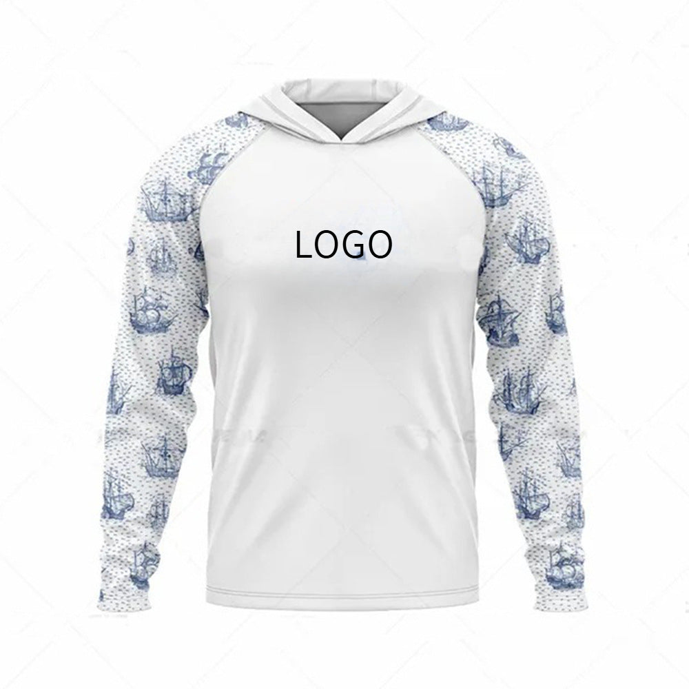 Ocean Fishing Suits Summer Sun Protection Long Sleeve Fishing Suits UV Protection Hooded Fishing Suits UPF50 + SURPHY