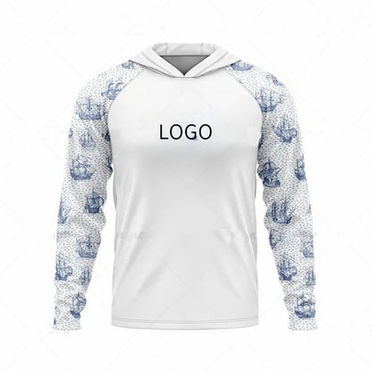 Ocean Fishing Suits Summer Sun Protection Long Sleeve Fishing Suits UV Protection Hooded Fishing Suits UPF50 + SURPHY