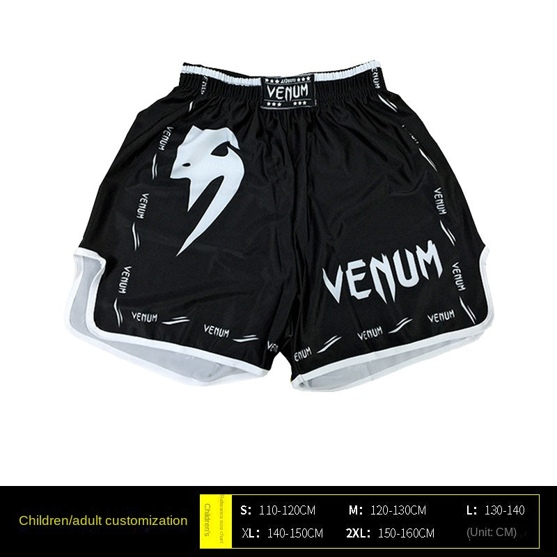 Venom Training Suit UFC Set Men's Boxing Compression Quick-Dry Clothing Muay Thai Fighting Short Sleeve Shorts Gym Combat - SURPHY