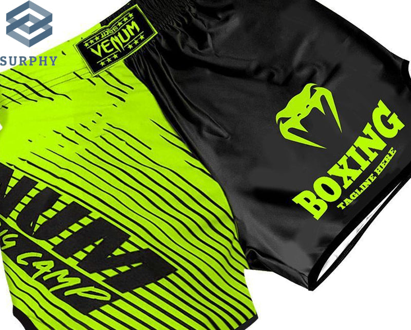 Venom Training Suit UFC Set Men's Boxing Compression Quick-Dry Clothing Muay Thai Fighting Short Sleeve Shorts Gym Combat - SURPHY