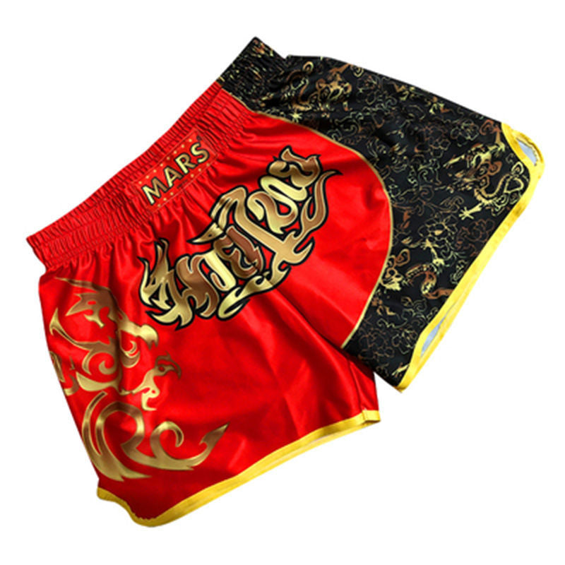 Combat Fighting Professional Sanda Shorts Male MMA Children Muay Thai Shorts Children Boxing Match Fighting Training Wear - SURPHY
