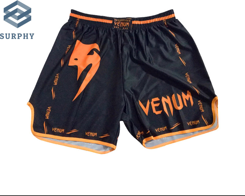 Venom Training Suit UFC Set Men's Boxing Compression Quick-Dry Clothing Muay Thai Fighting Short Sleeve Shorts Gym Combat - SURPHY