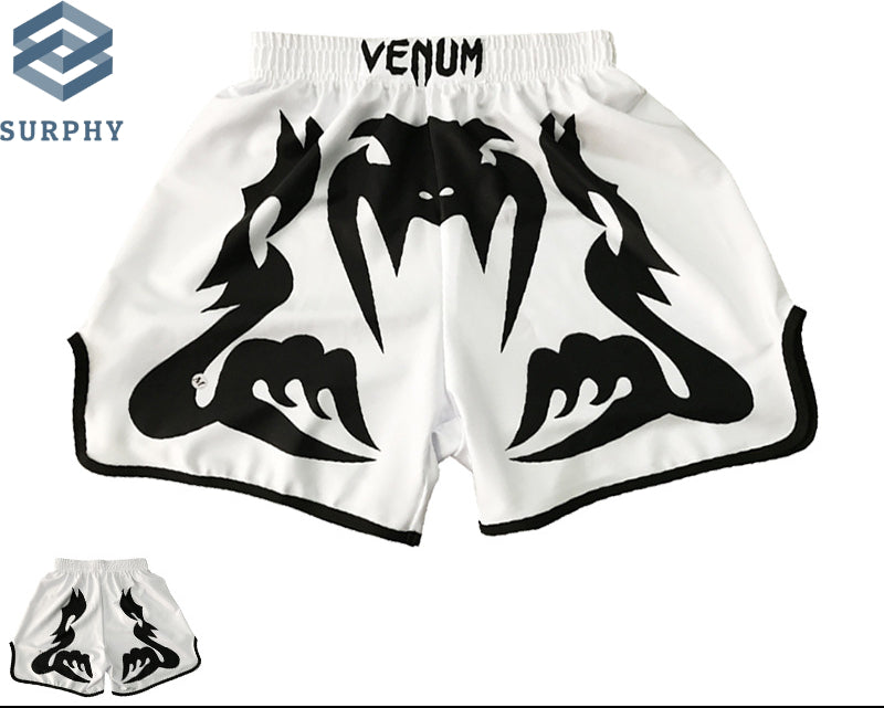 Venom Training Suit UFC Set Men's Boxing Compression Quick-Dry Clothing Muay Thai Fighting Short Sleeve Shorts Gym Combat - SURPHY