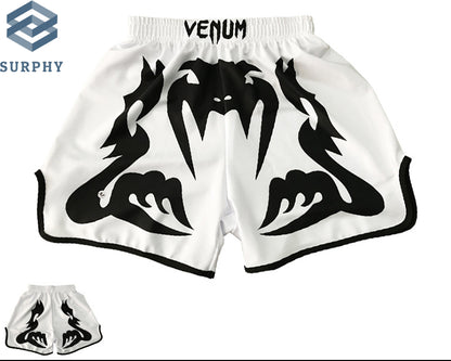 Venom Training Suit UFC Set Men's Boxing Compression Quick-Dry Clothing Muay Thai Fighting Short Sleeve Shorts Gym Combat - SURPHY