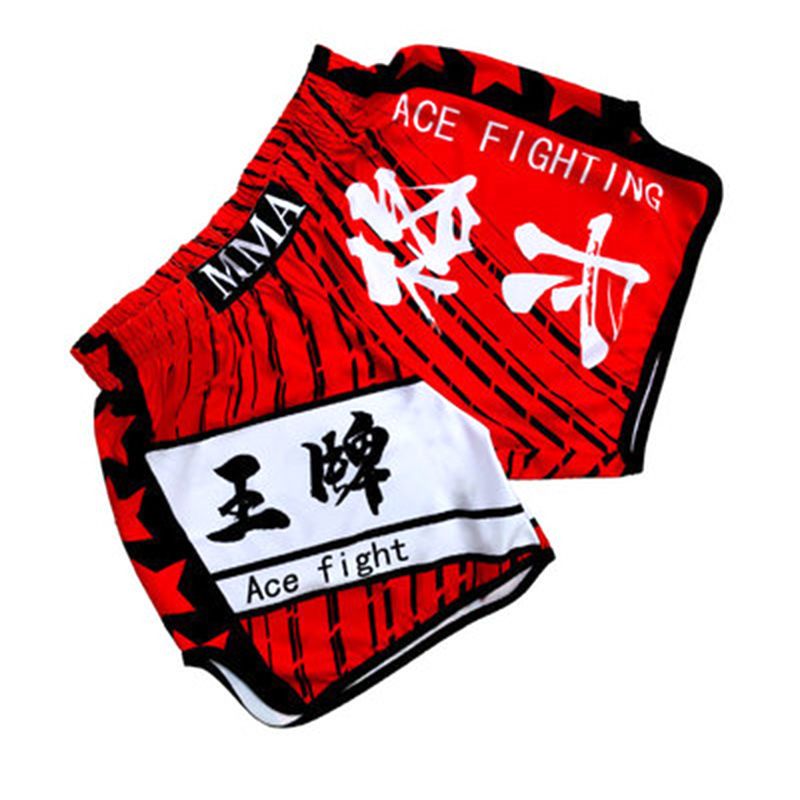 Boxing training clothes Muay Thai shorts men/women/children UFC Sanda fighting MMA children's short-sleeved T-shirt suit customization - SURPHY