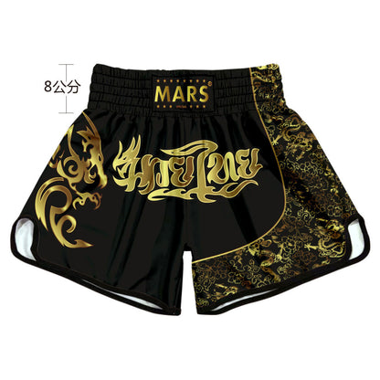 Muay Thai High Waist Shorts Boxing Freestyle Fighting Pants Unisex Mixed Martial Arts Sanda UFC Training Uniform Customizable - SURPHY