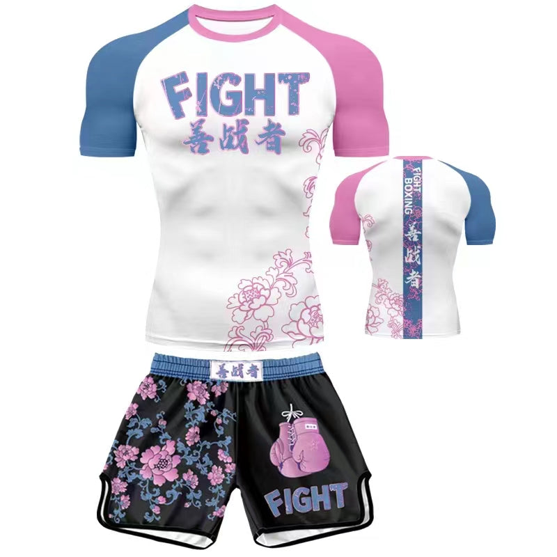 Quick-Dry High-Elastic Boxing Training Suit Muay Thai Mixed Martial Arts Fighting Suit - SURPHY
